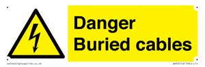 Danger Buried cables
